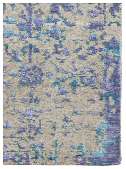 Limited Mossman MOM-904 Purple Traditional Knotted Rug