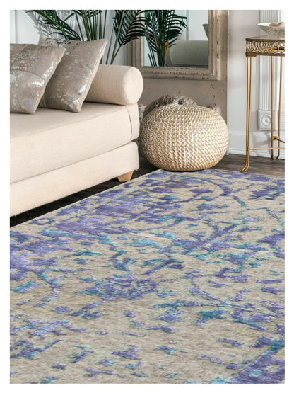 Limited Mossman MOM-904 Purple Traditional Knotted Rug