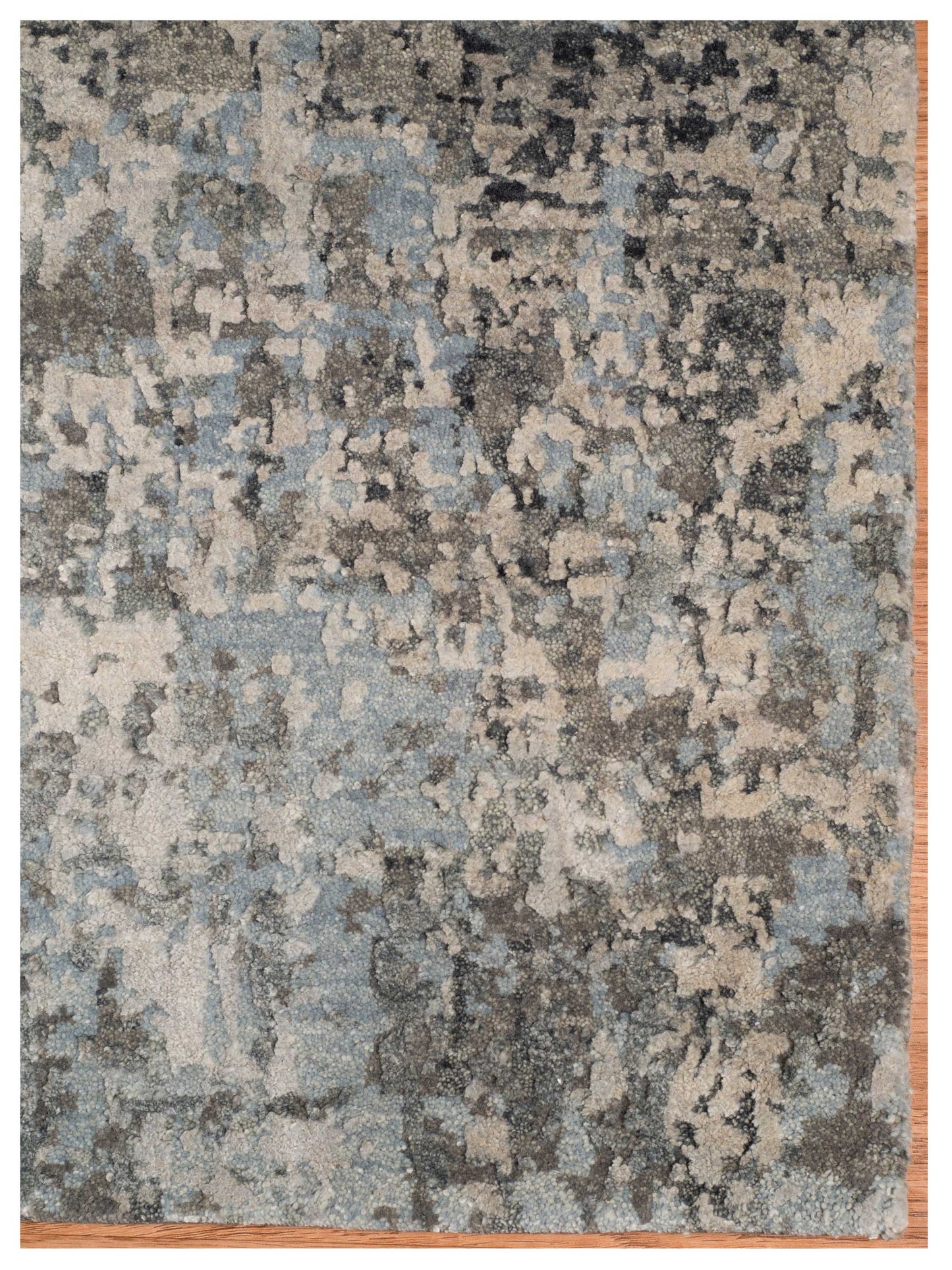 Limited MORWELL MO - 423 Cool Gray Transitional Knotted Rug - Rugs - Limited - Atlanta Designer Rugs