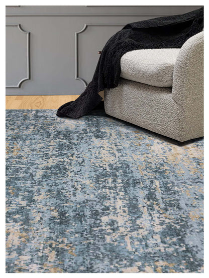 Limited MORWELL MO-424 Aqua Transitional Knotted Rugs
