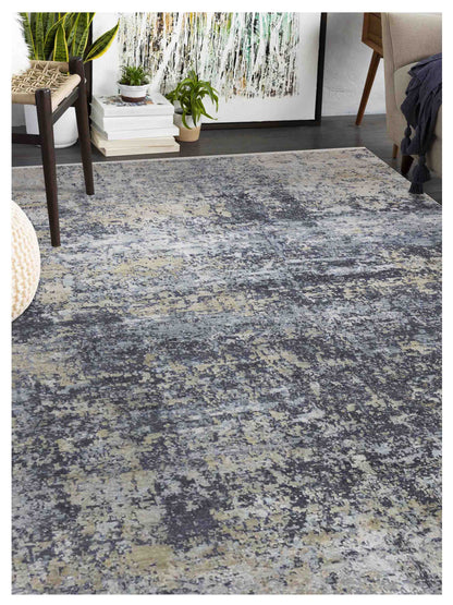 Limited MORWELL MO - 426 Gray Gold Transitional Knotted Rug - Rugs - Limited - Atlanta Designer Rugs