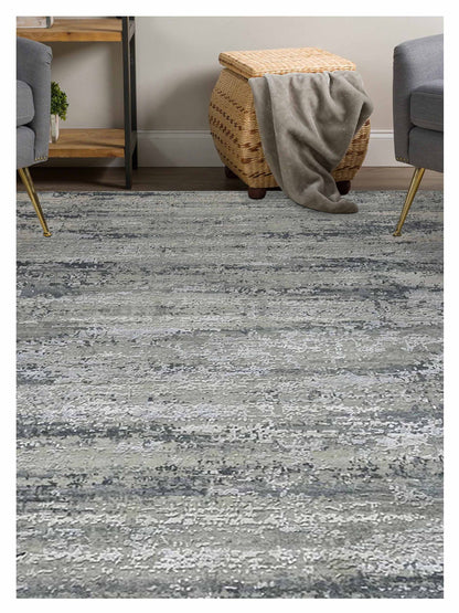 Limited MORWELL MO-447 SILVER Transitional Knotted Rugs
