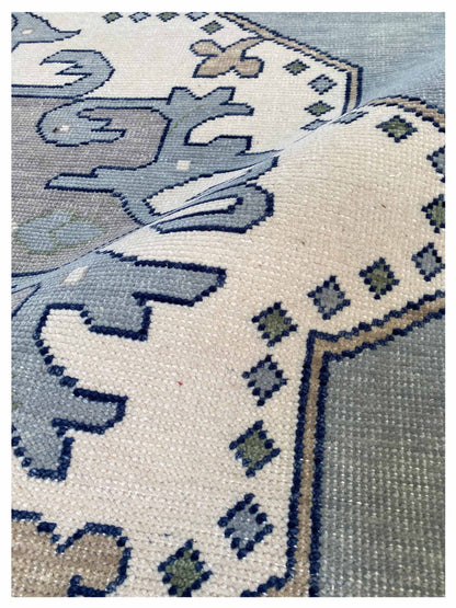 Artisan Blossom  Grey  Traditional Knotted Rug