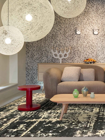 Artisan Toni Grey Silver Transitional Knotted Rug - Rugs - Artisan - Atlanta Designer Rugs