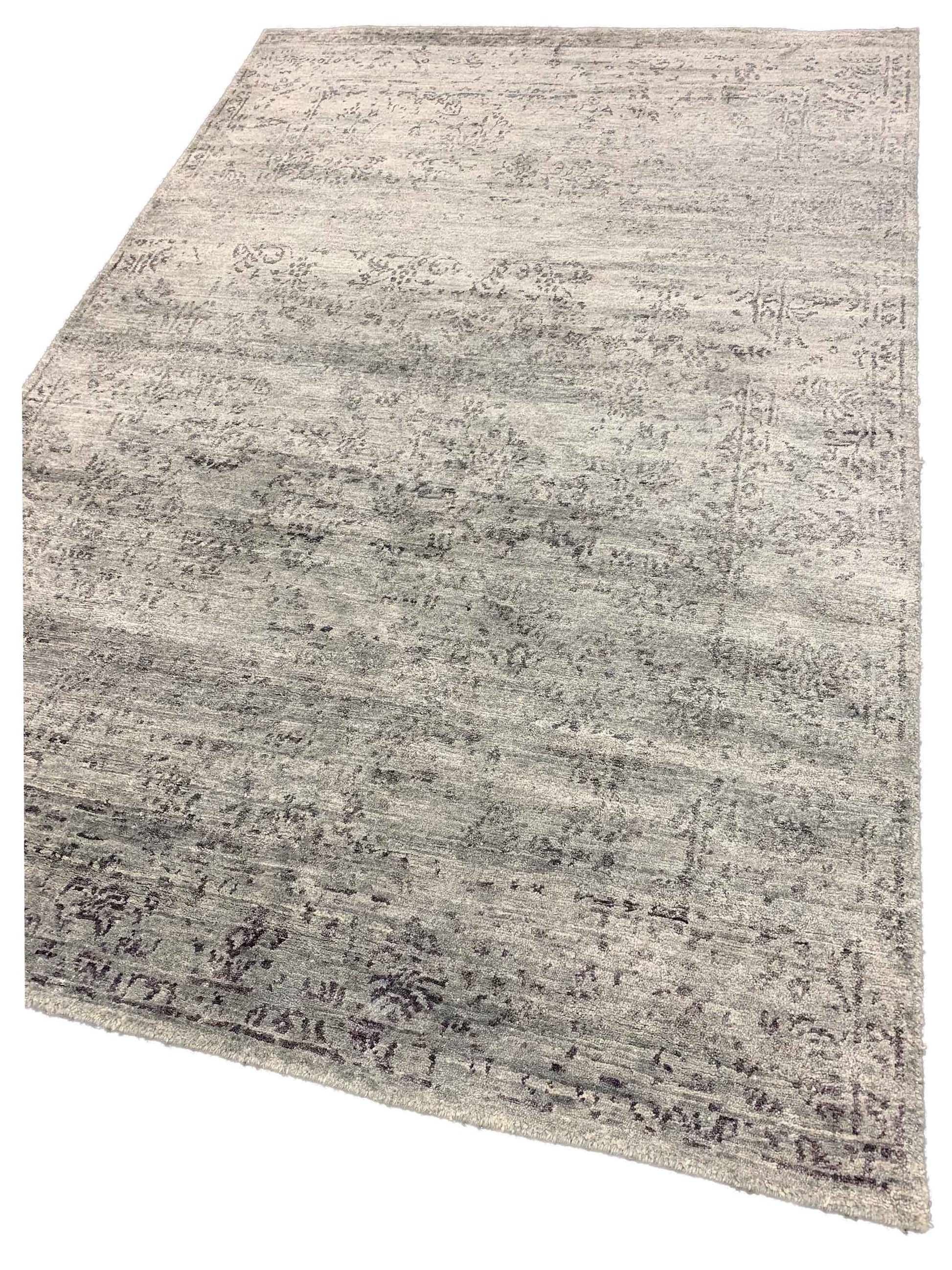 Artisan Samantha Grey Transitional Knotted Rug - Rugs - Artisan - Atlanta Designer Rugs