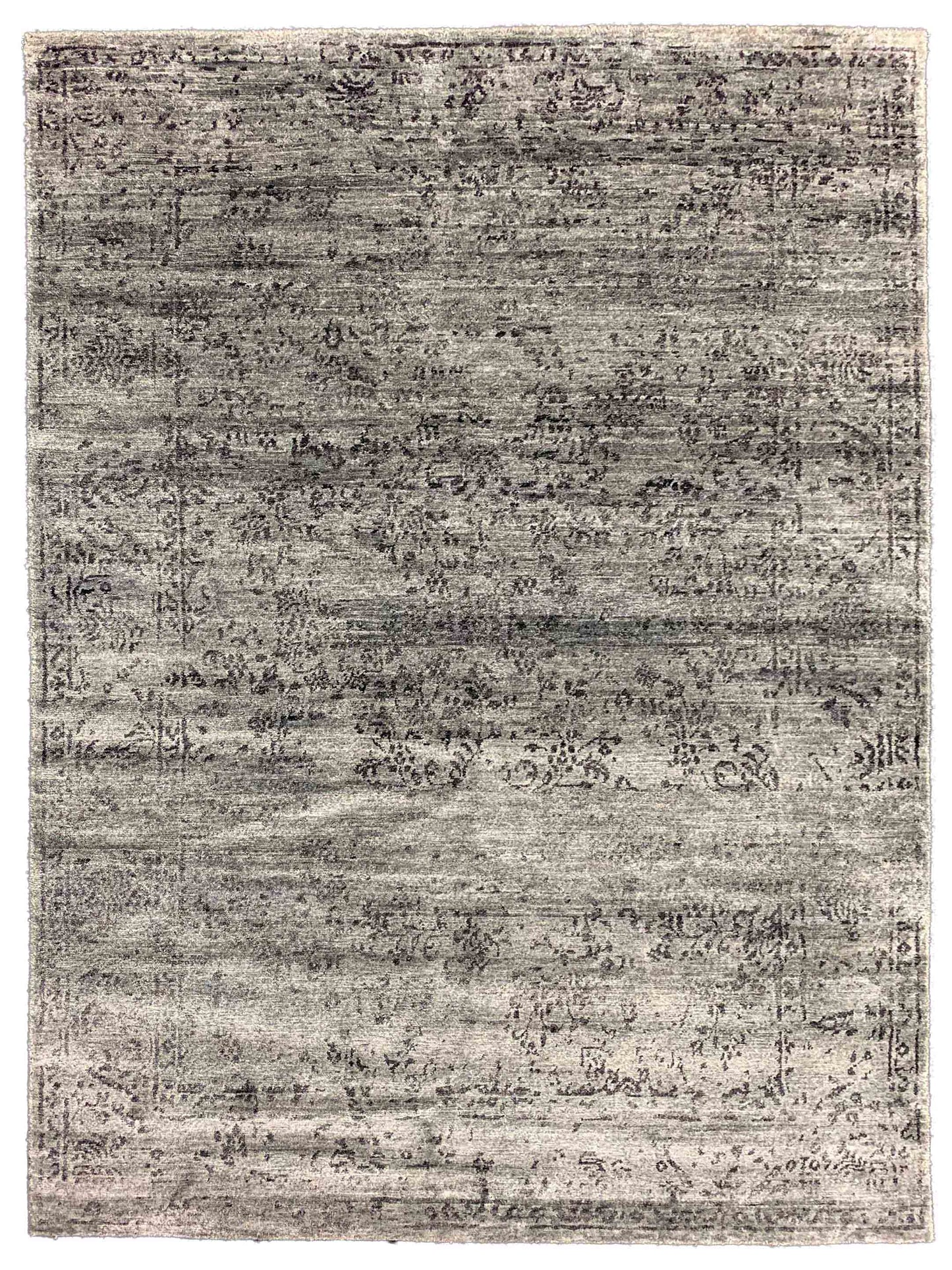 Artisan Samantha Grey Transitional Knotted Rug - Rugs - Artisan - Atlanta Designer Rugs