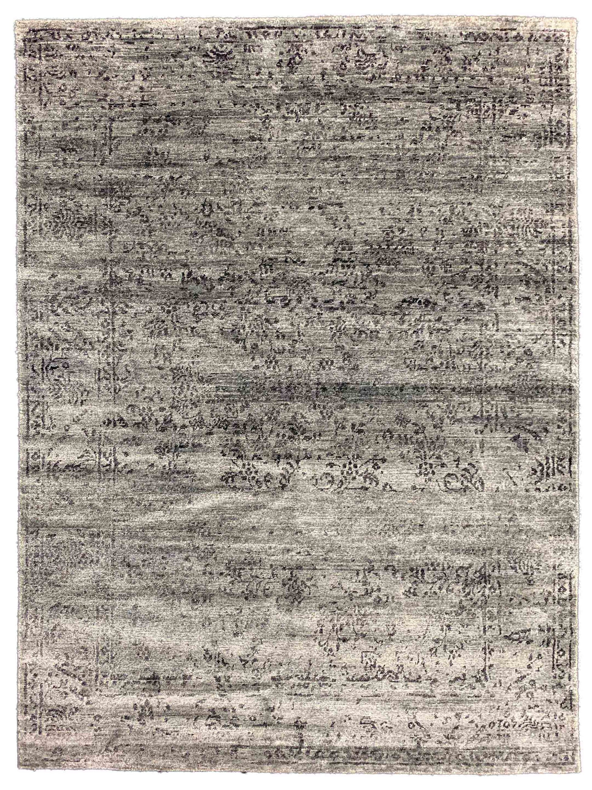 Artisan Samantha Grey Transitional Knotted Rug - Rugs - Artisan - Atlanta Designer Rugs