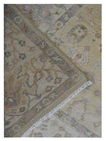 Artisan Priscilla Gold Ivory Traditional Knotted Rug - Rugs - Artisan - Atlanta Designer Rugs