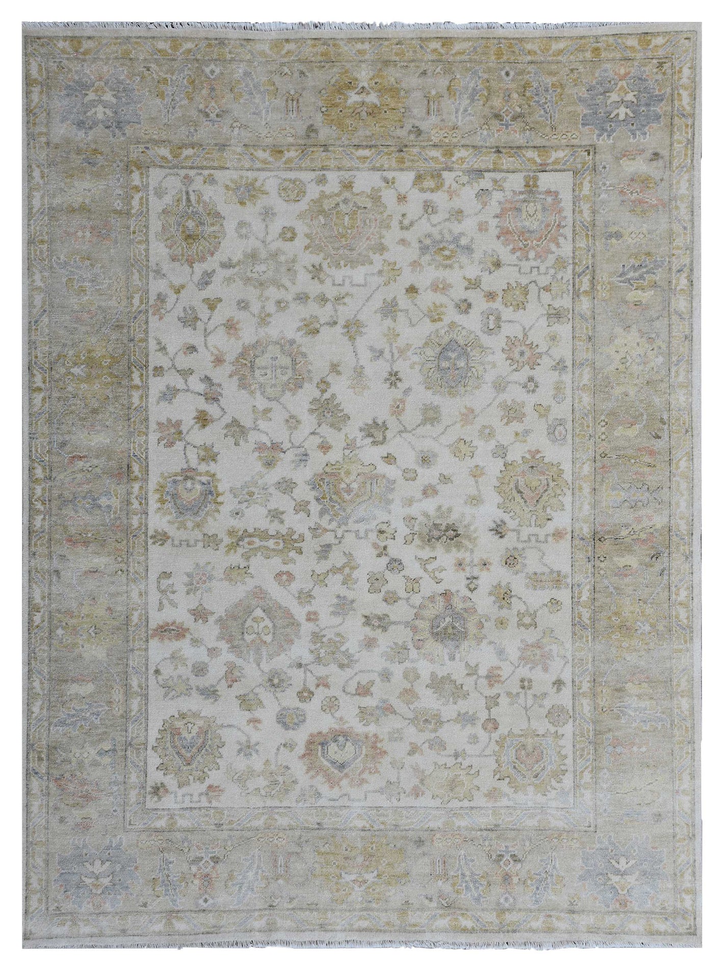 Artisan Priscilla Ivory Beige Traditional Knotted Rug – Atlanta ...