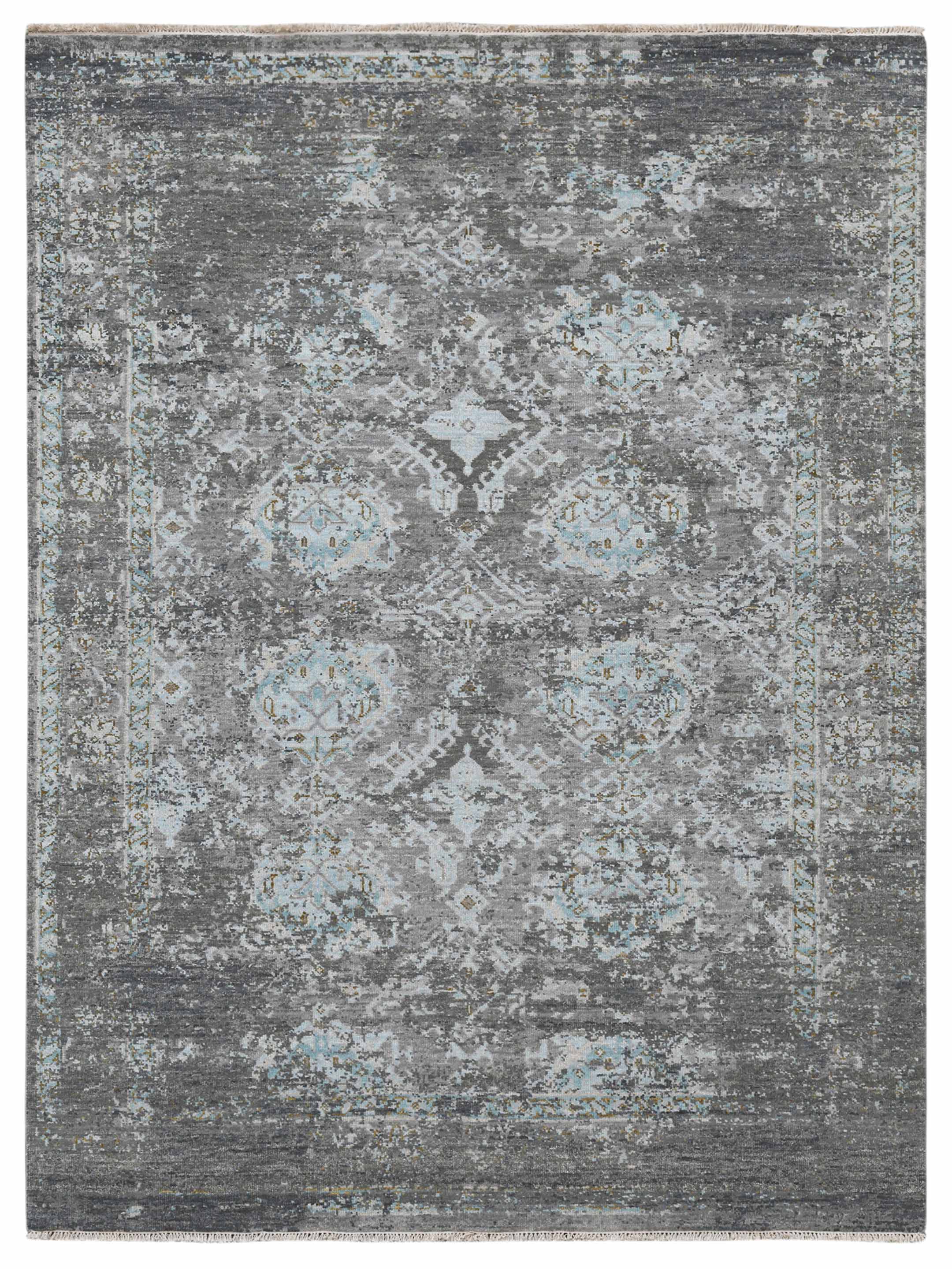 Limited NEWCASTLE NE-322 SILVER SAND Traditional Knotted Rugs – Atlanta ...