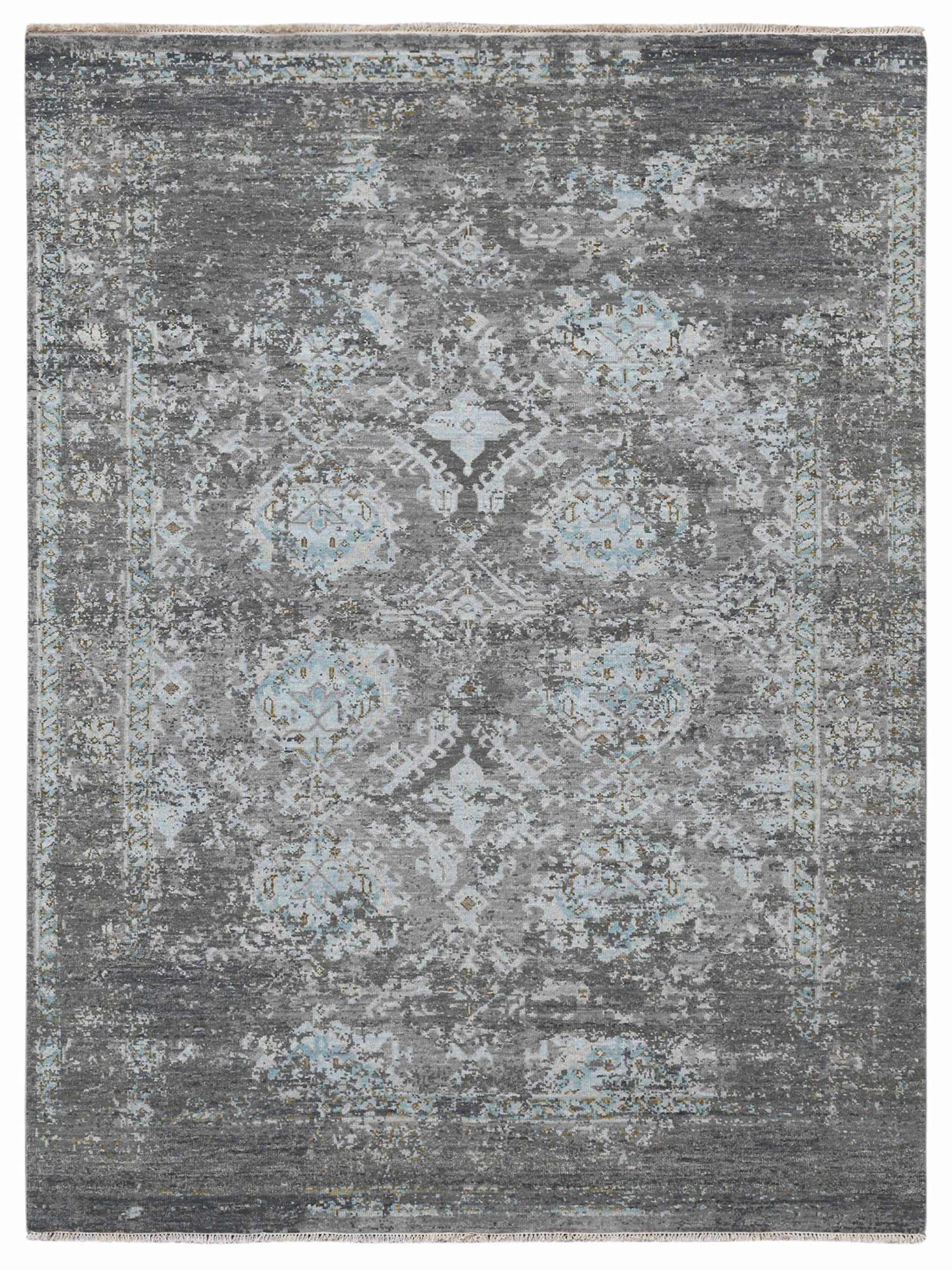 Limited NEWCASTLE NE - 322 SILVER SAND Traditional Knotted Rug - Rugs - Limited - Atlanta Designer Rugs