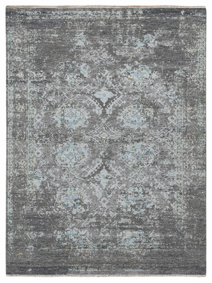 Limited NEWCASTLE NE - 322 SILVER SAND Traditional Knotted Rug - Rugs - Limited - Atlanta Designer Rugs
