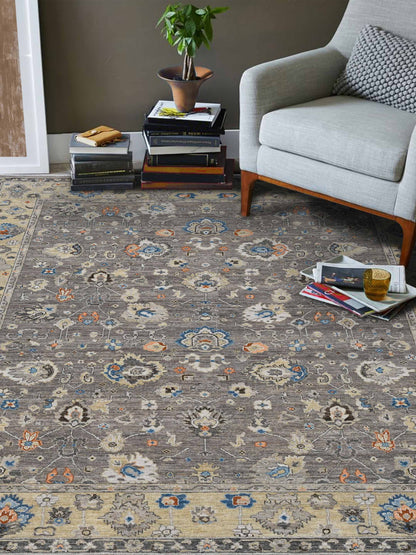 Limited NEWCASTLE NE - 346 WARM TAUPE MELLOW Traditional Knotted Rug - Rugs - Limited - Atlanta Designer Rugs