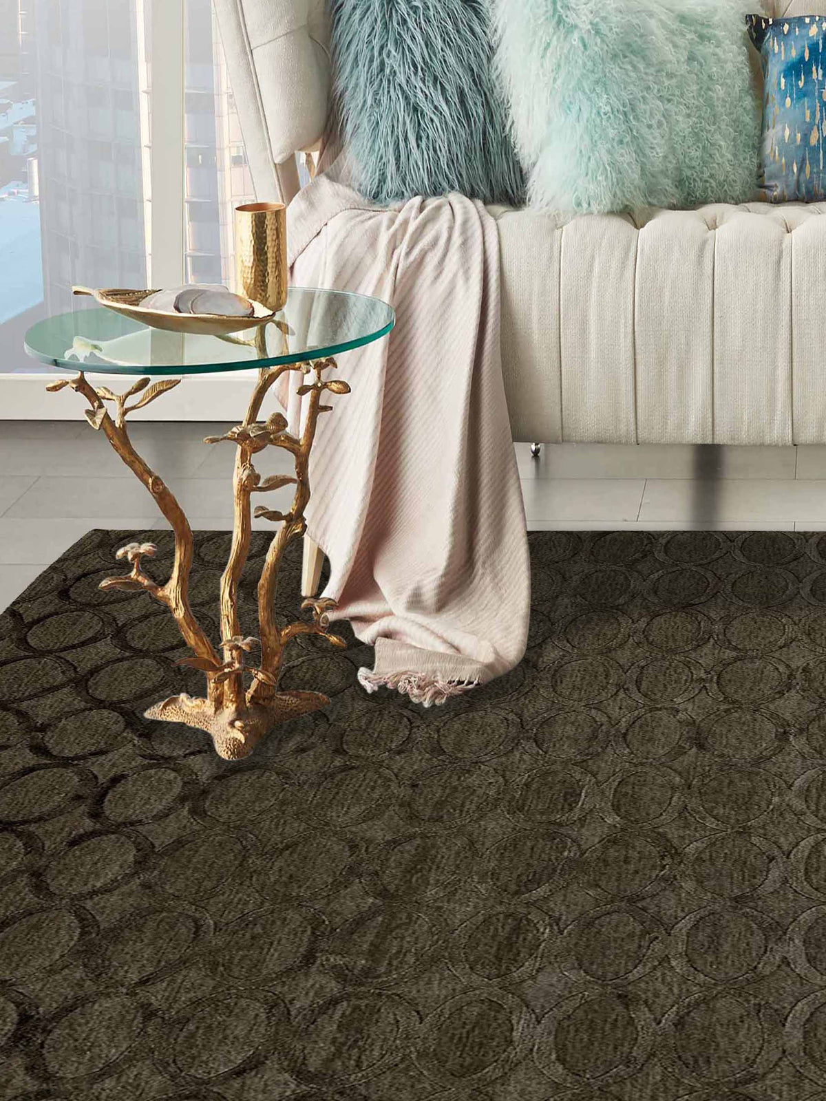 Toni Rug Artisan Toni Grey Transitional Knotted Rug