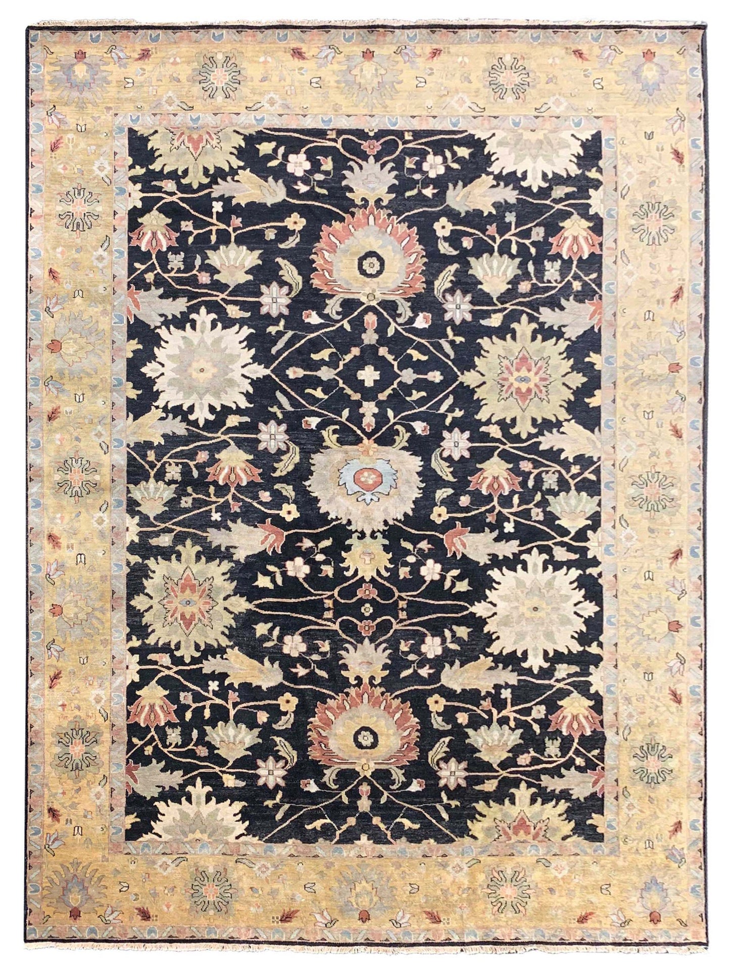 Artisan Cameron CB-205 Black Traditional Knotted Rug