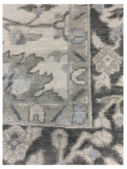 Artisan Cameron Silver Grey Traditional Knotted Rug - Rugs - Artisan - Atlanta Designer Rugs