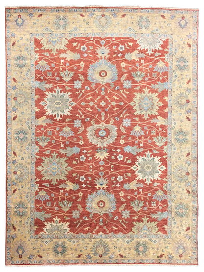 Artisan Cameron CB-206 Rust Traditional Knotted Rug