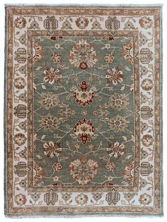 Artisan Anna TD-112 Green Traditional Knotted Rug