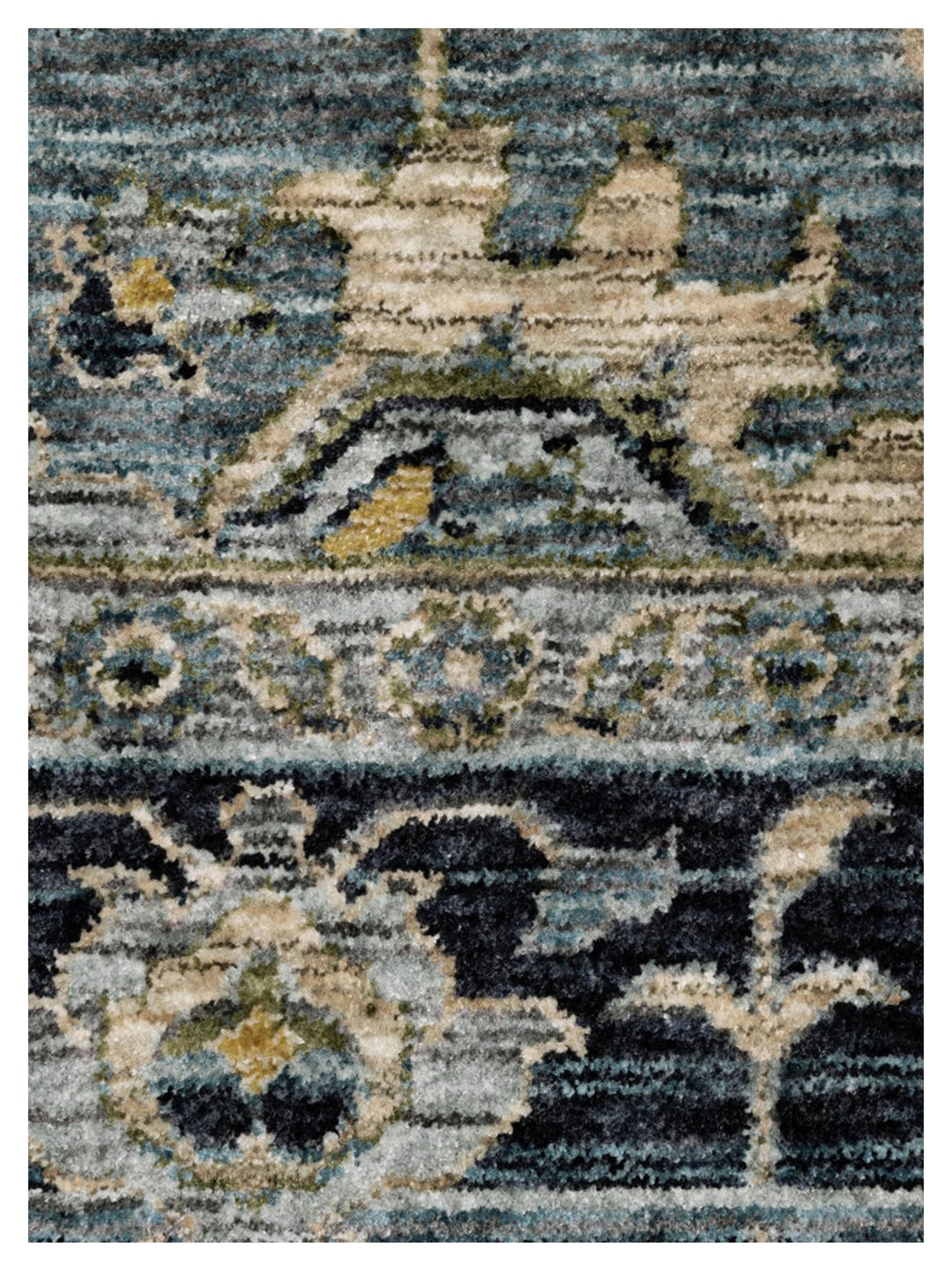 Oriental Weavers ABERDEEN 051G1 Blue Beige Traditional Machinemade Rug
