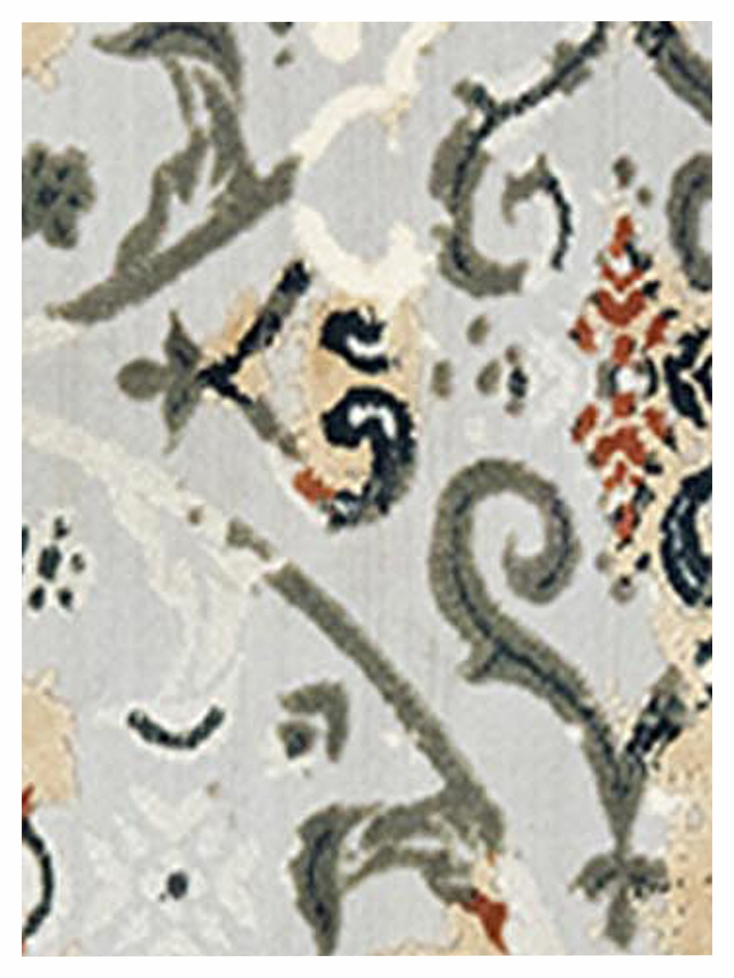 Oriental Weavers BOWEN 108W2 Grey Gold Casual Machinemade Rug