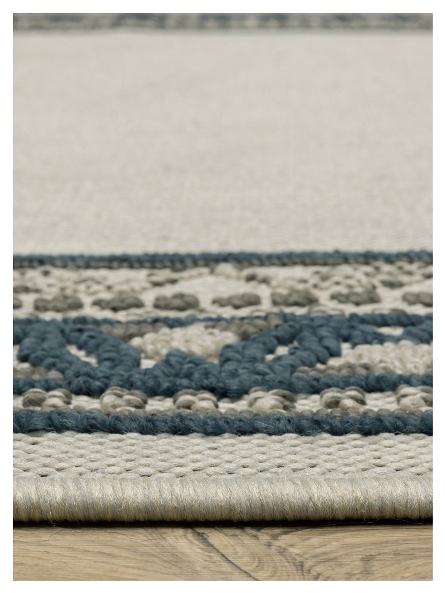 Oriental Weavers FIONA 8020W Beige Blue Traditional Machinemade Rug