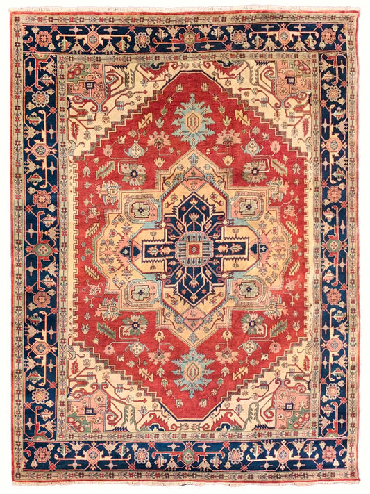 Artisan Helena P-10B Rust Traditional Knotted Rug