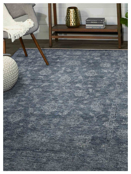 Artisan Agra Modern  Turquoise  Traditional Knotted Rug