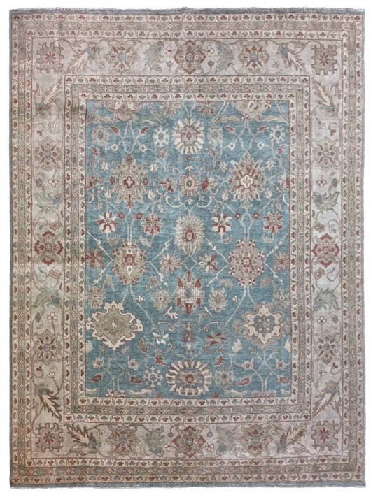 Artisan Priscilla P-6 Lt.Blue Traditional Knotted Rug