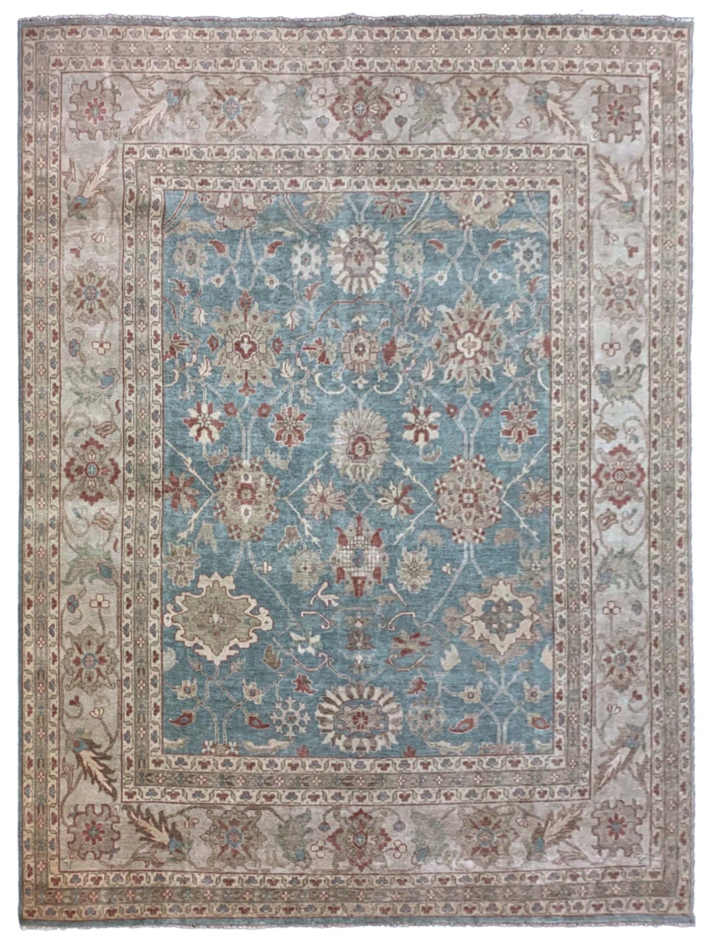 Artisan Priscilla P-6 Lt.Blue Traditional Knotted Rug
