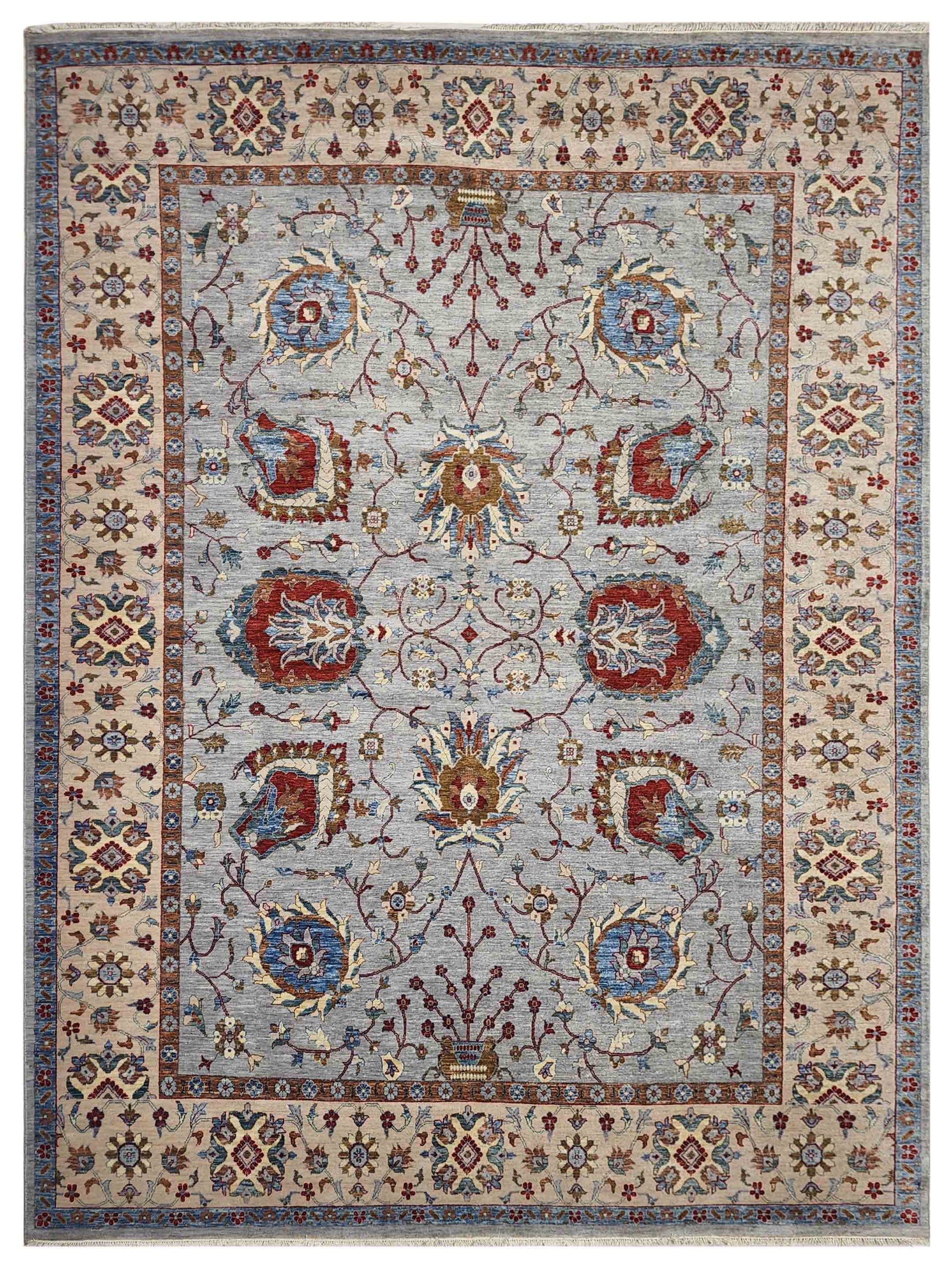Artisan Agra Modern PAS-200 Lt.Blue Traditional Knotted Rug