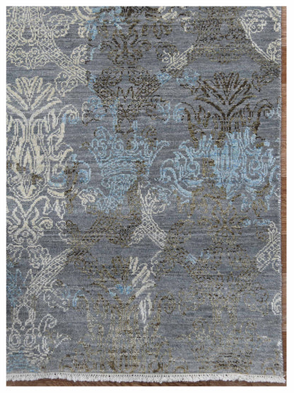 Limited PARKES PA - 554 SILVER SAND Transitional Knotted Rug - Rugs - Limited - Atlanta Designer Rugs