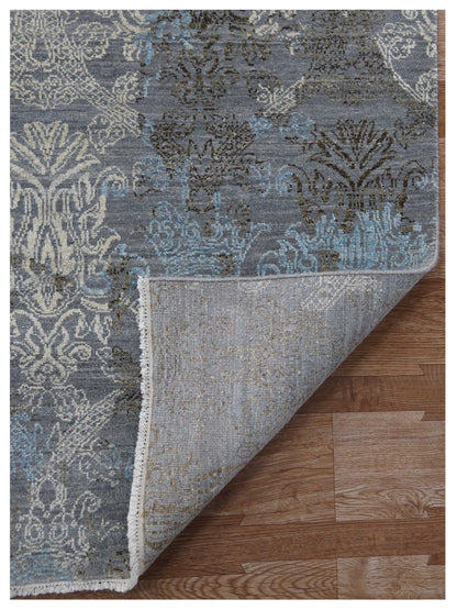Limited PARKES PA - 554 SILVER SAND Transitional Knotted Rug - Rugs - Limited - Atlanta Designer Rugs