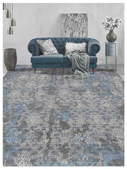 Limited PARKES PA - 554 SILVER SAND Transitional Knotted Rug - Rugs - Limited - Atlanta Designer Rugs