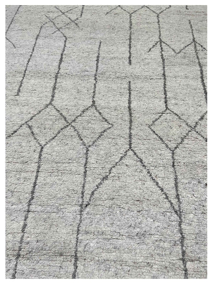 Artisan Polencia Grey Transitional Knotted Rug - Rugs - Artisan - Atlanta Designer Rugs