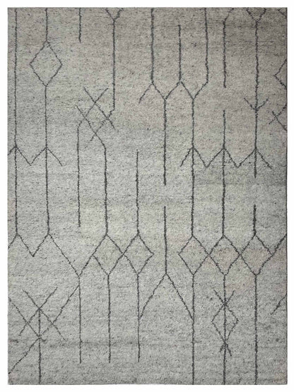 Artisan Polencia Grey Transitional Knotted Rug - Rugs - Artisan - Atlanta Designer Rugs