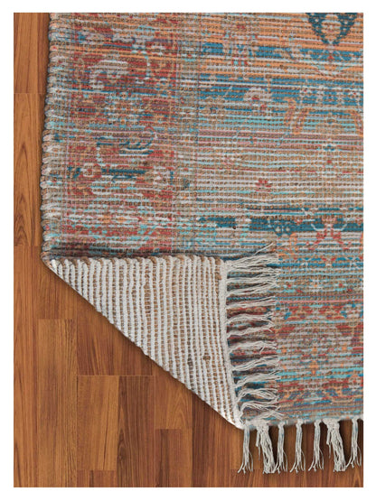 Limited PALMDALE PA - 354 BLUE RUST Kilim Woven Rug - Rugs - Limited - Atlanta Designer Rugs