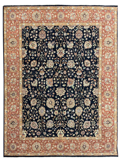 Limited Sophie PRT - 18 Ebony Rustic Red Traditional Knotted Rug - Rugs - Limited - Atlanta Designer Rugs