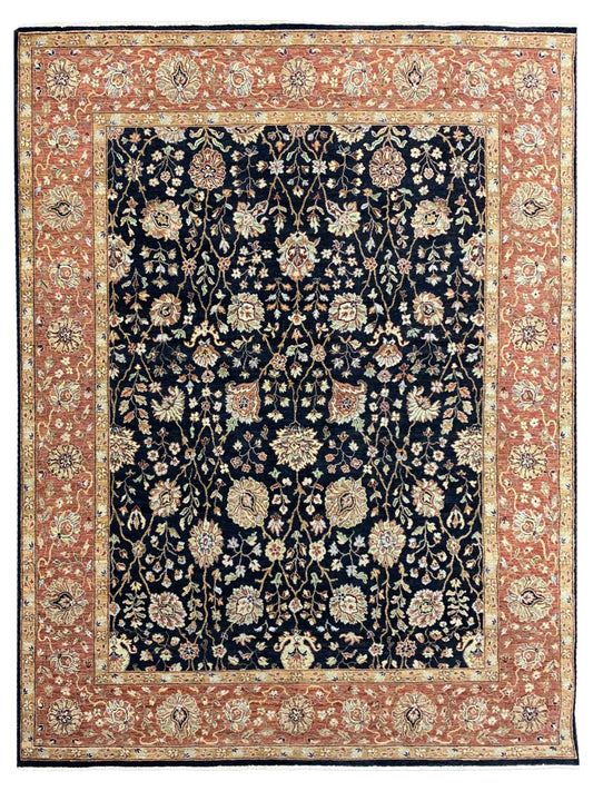 Limited Sophie PRT - 18 Ebony Rustic Red Traditional Knotted Rug - Rugs - Limited - Atlanta Designer Rugs