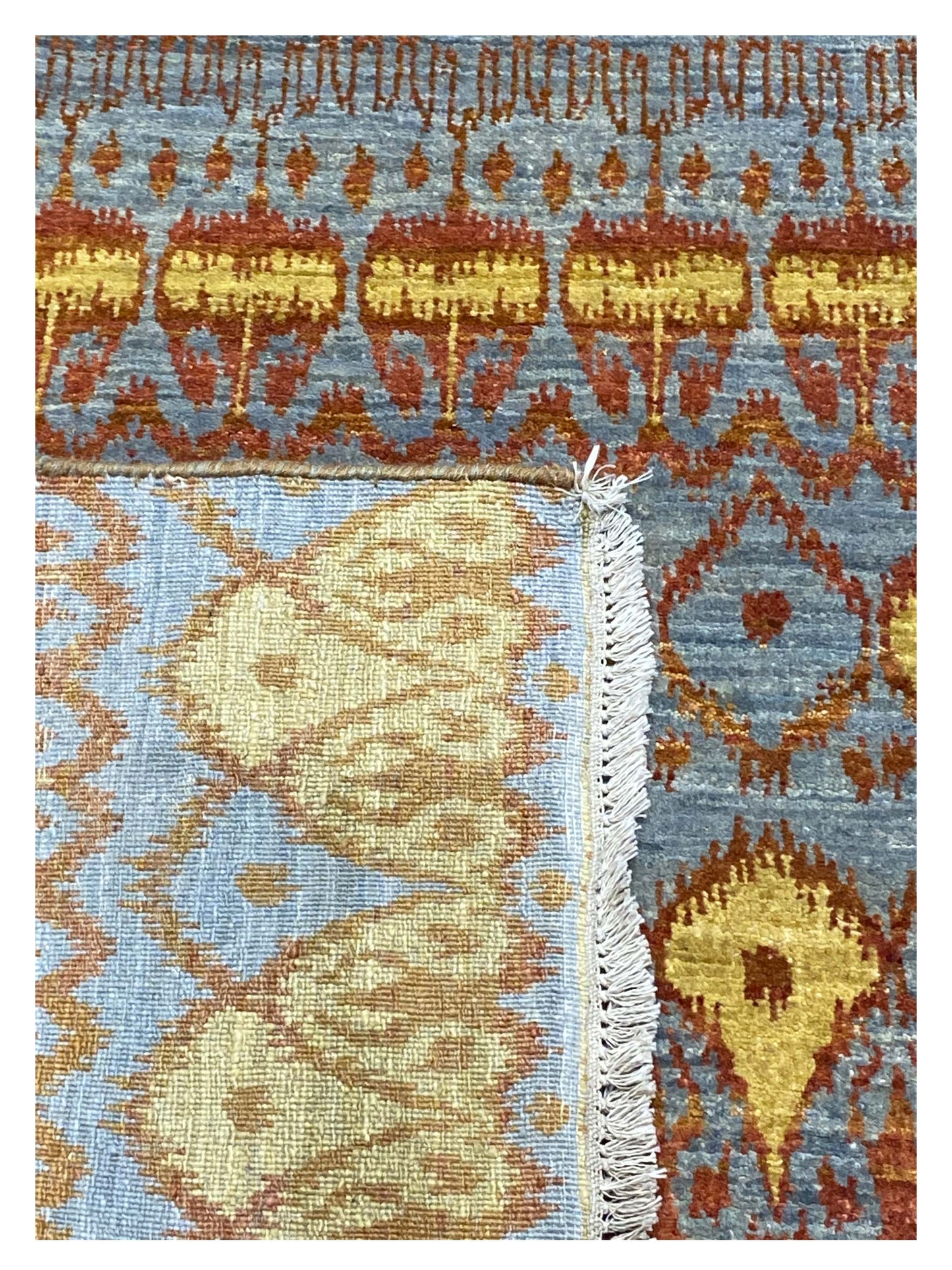Limited Sophie PRT-421 Ice Blue  Traditional Knotted Rug