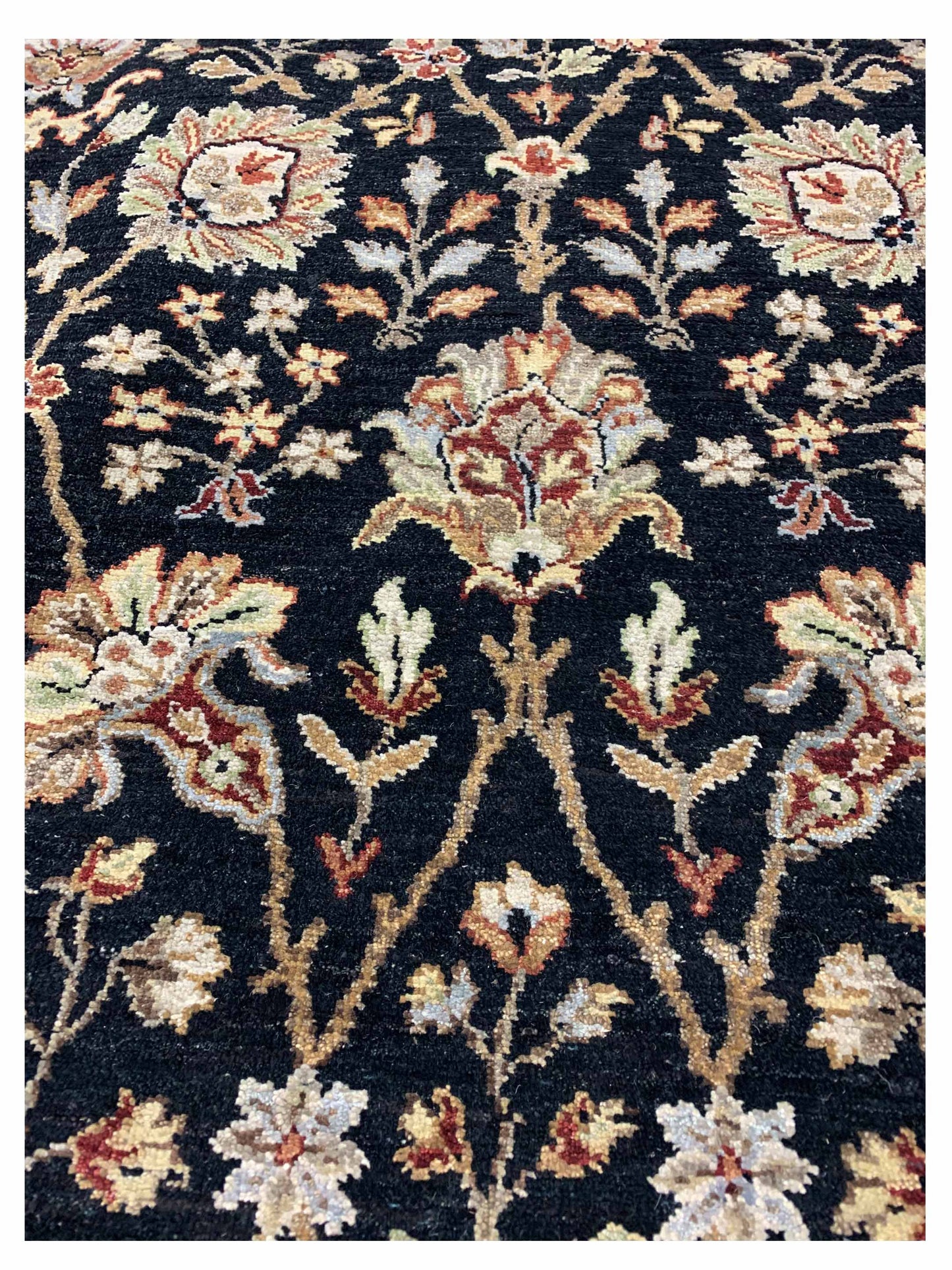 Limited Sophie PRT-8 Ebony Red Traditional Knotted Rug