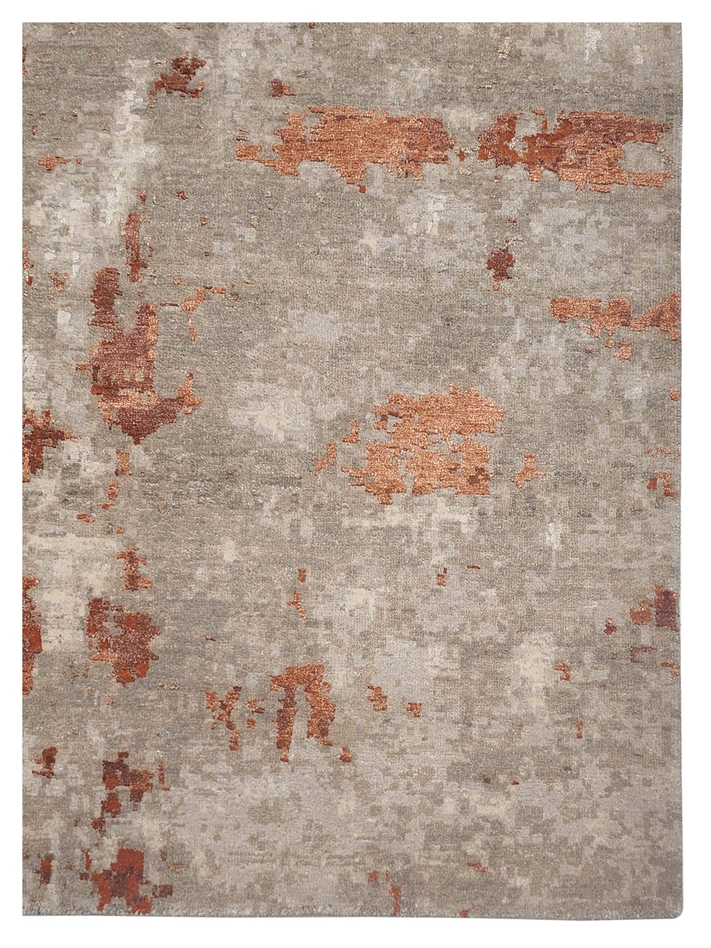 Artisan Bloom  Beige Coral Transitional Knotted Rug