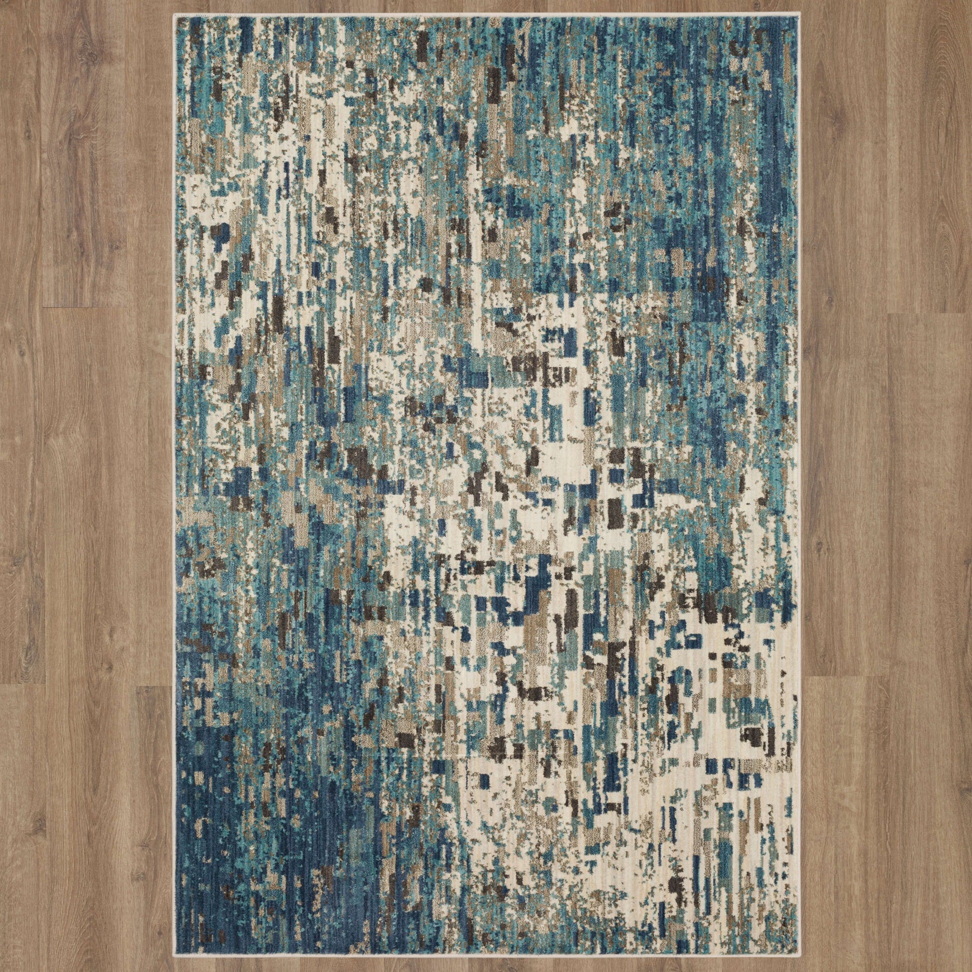 Scott Living Expressions by Scott Living 91676 Lagoon Modern/Contemporary Machinemade Rug