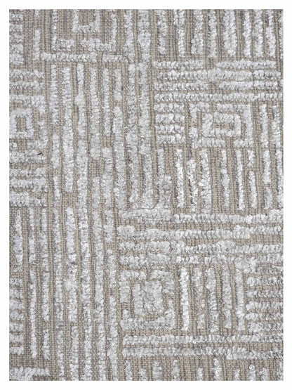 Limited Quantum QN - 351 SILVER Transitional Knotted Rug - Rugs - Limited - Atlanta Designer Rugs
