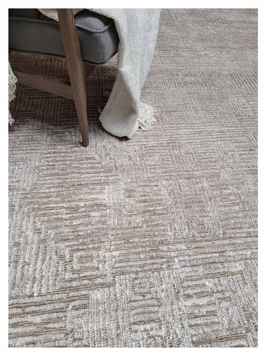 Limited Quantum QN-353 SMOKE Transitional Knotted Rug