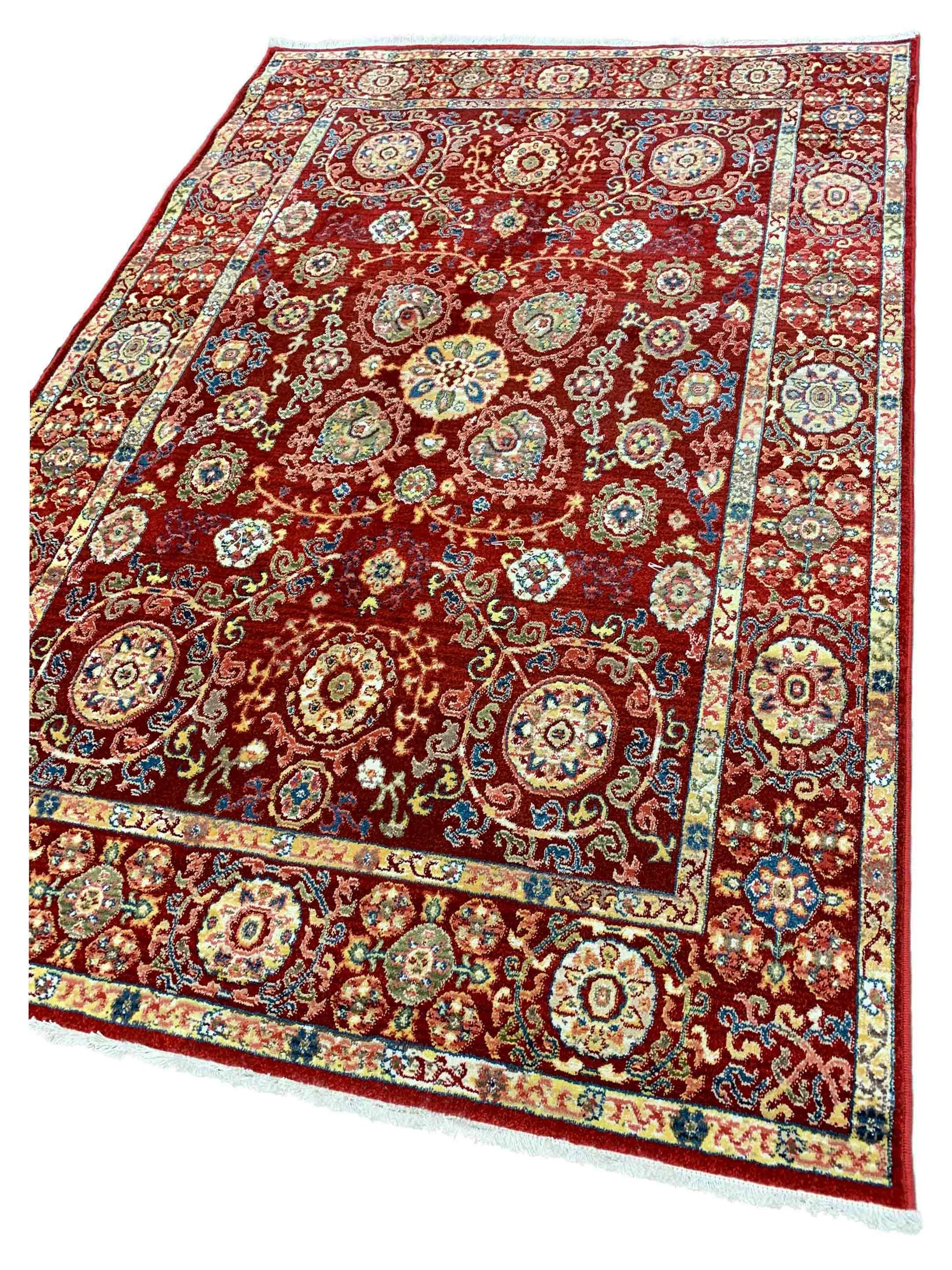 Artisan Rakkas Red Red Traditional Machinemade Rug - Rugs - Artisan - Atlanta Designer Rugs