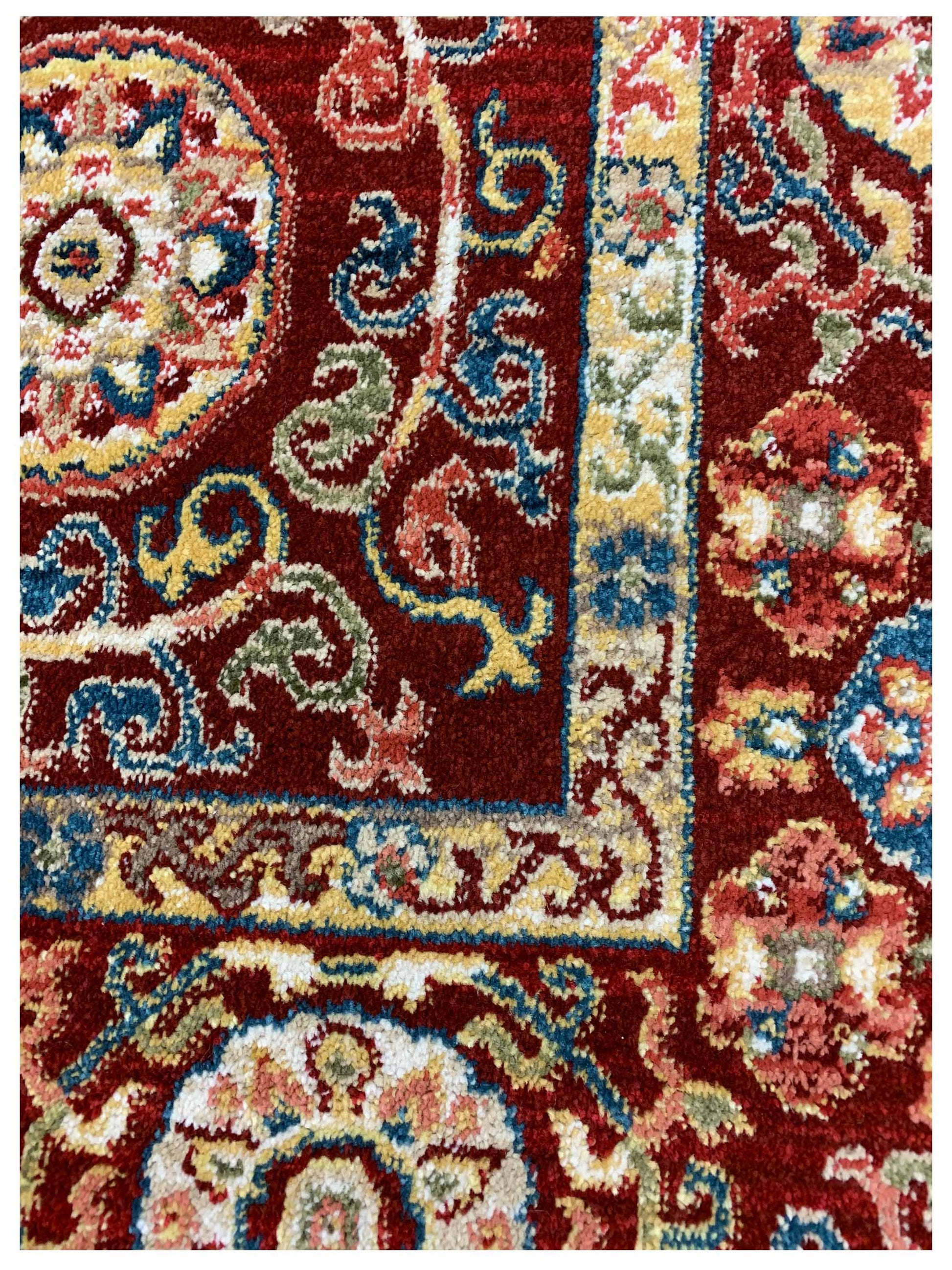 Artisan Rakkas Red Red Traditional Machinemade Rug - Rugs - Artisan - Atlanta Designer Rugs