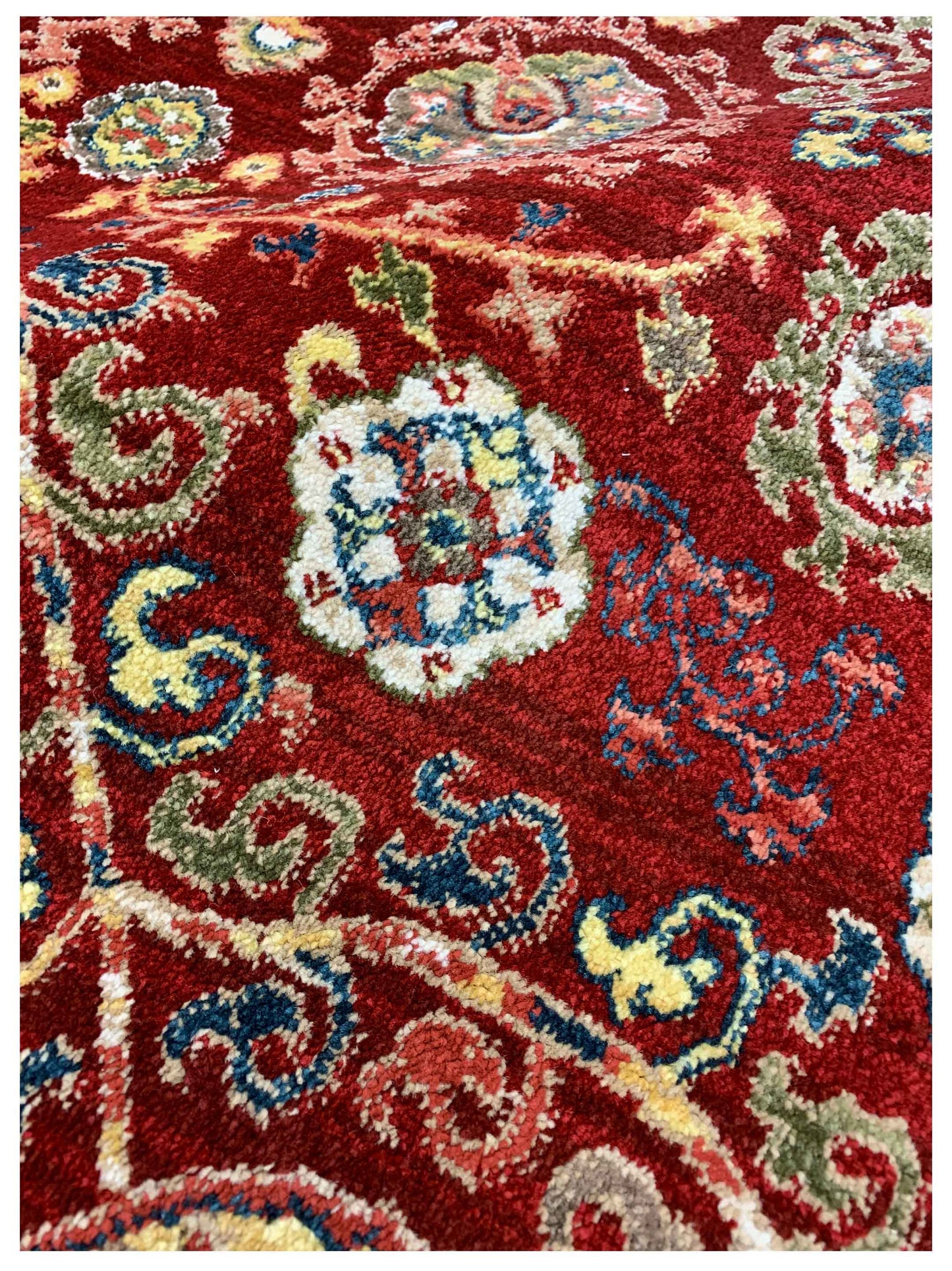 Artisan Rakkas Red Red Traditional Machinemade Rug - Rugs - Artisan - Atlanta Designer Rugs
