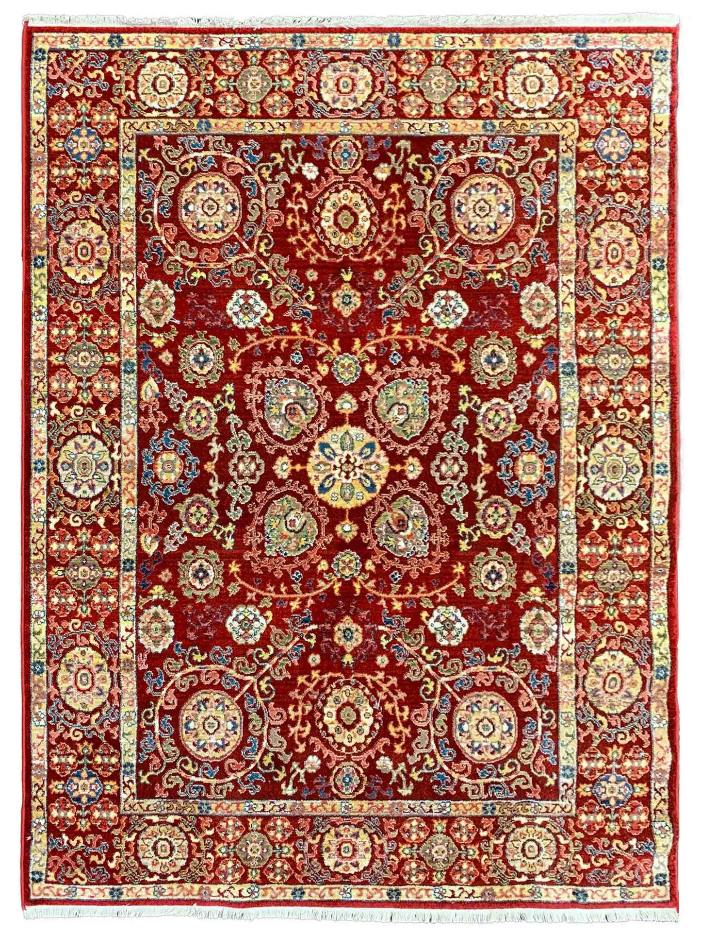Artisan Rakkas Red Red Traditional Machinemade Rug - Rugs - Artisan - Atlanta Designer Rugs