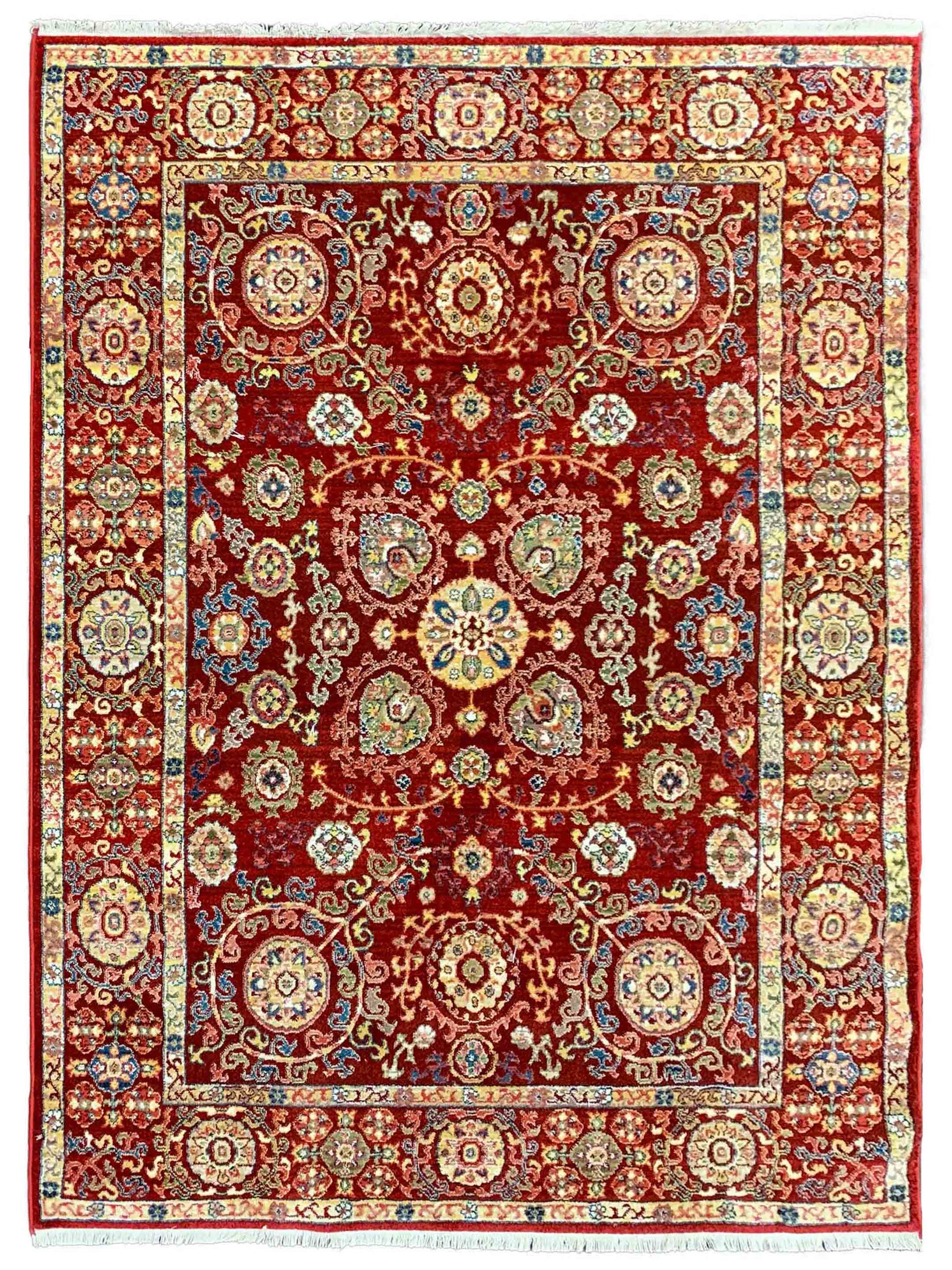 Artisan Rakkas Red Red Traditional Machinemade Rug - Rugs - Artisan - Atlanta Designer Rugs