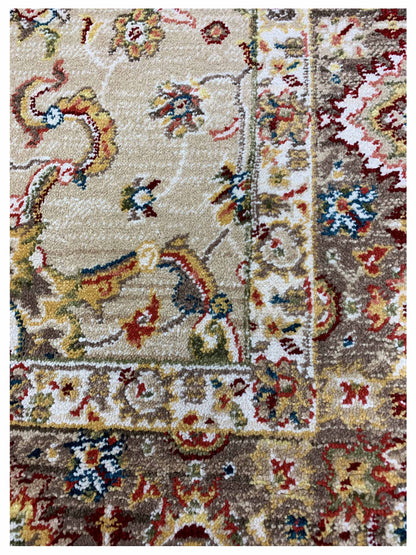 Artisan Rakkas Beige Brown Traditional Machinemade Rug - Rugs - Artisan - Atlanta Designer Rugs